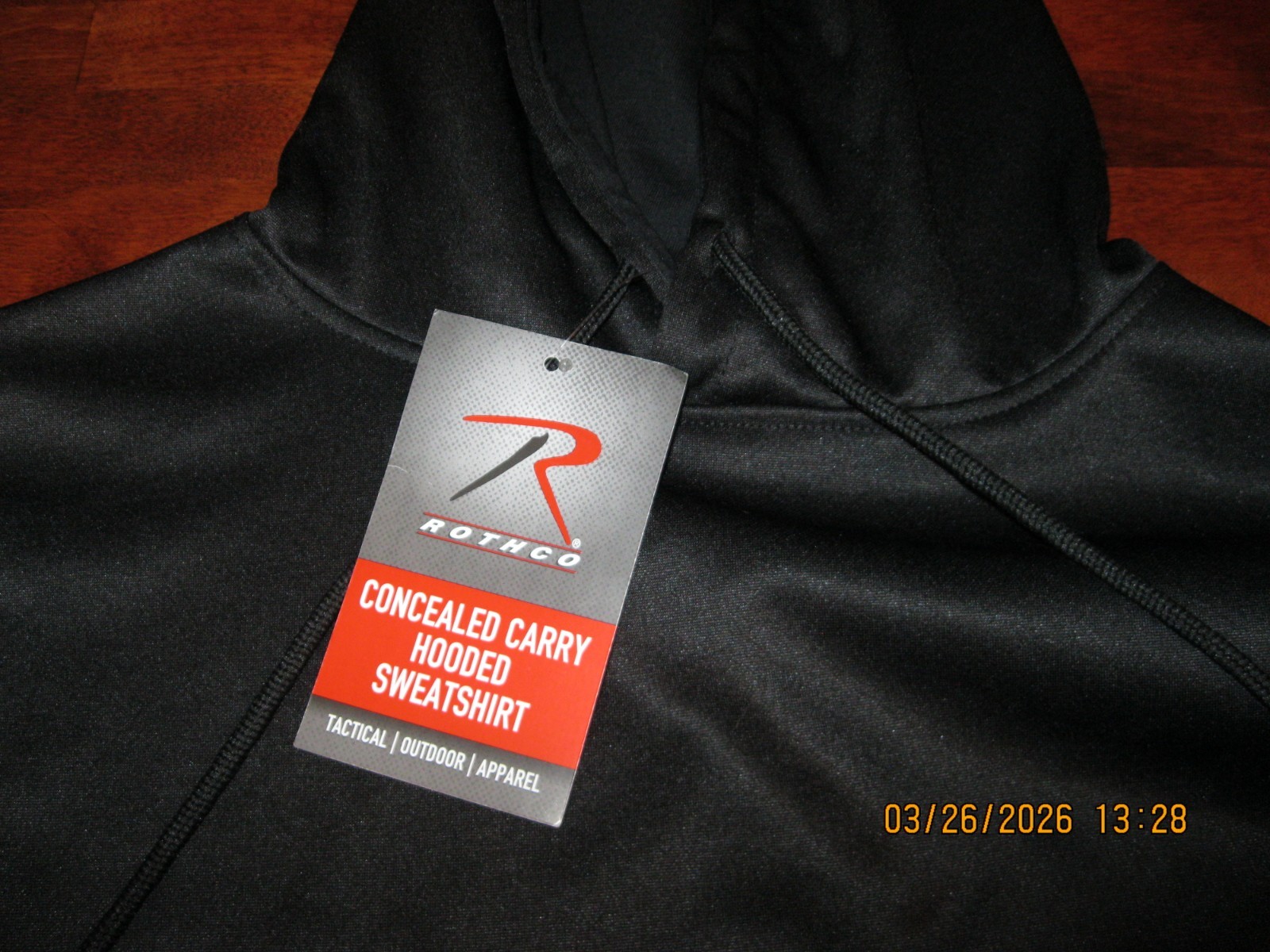 NWT Rothco Concealed Carry Hoodie Easy Access CCW LG Kangaroo Pocket Sweatshirt NWT Rothco Concealed Carry Hoodie Easy Access CCW LG Kangaroo Pocket Sweatshirt