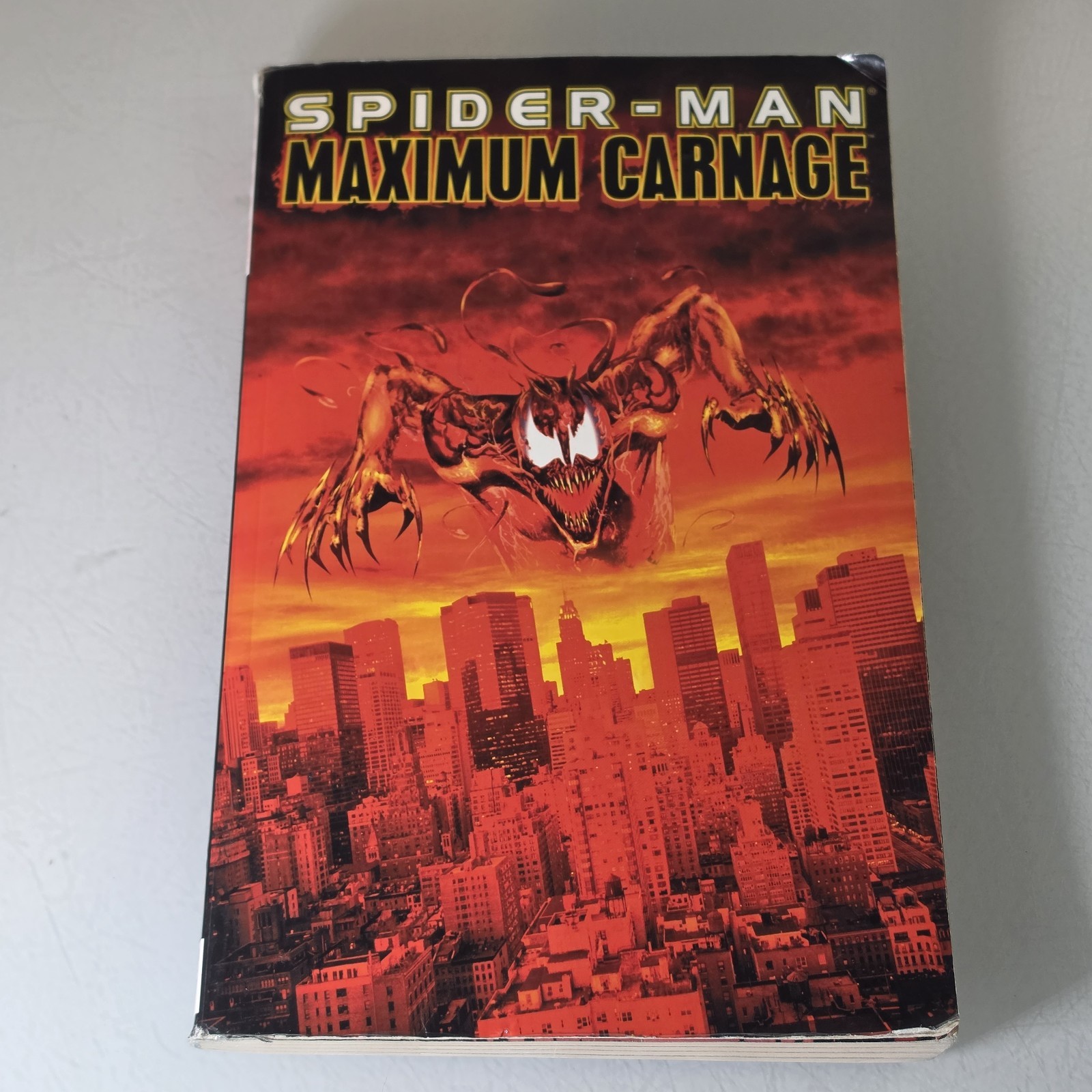 Marvel Spider-Man Maximum Carnage Trade Paperback Graphic Novel - ISSUES Marvel Spider-Man Maximum Carnage Trade Paperback Graphic Novel - ISSUES