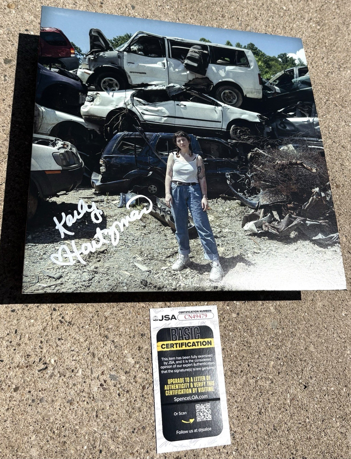 WEDNESDAY Karly Hartzman SIGNED Vinyl JSA COA Twin Plagues