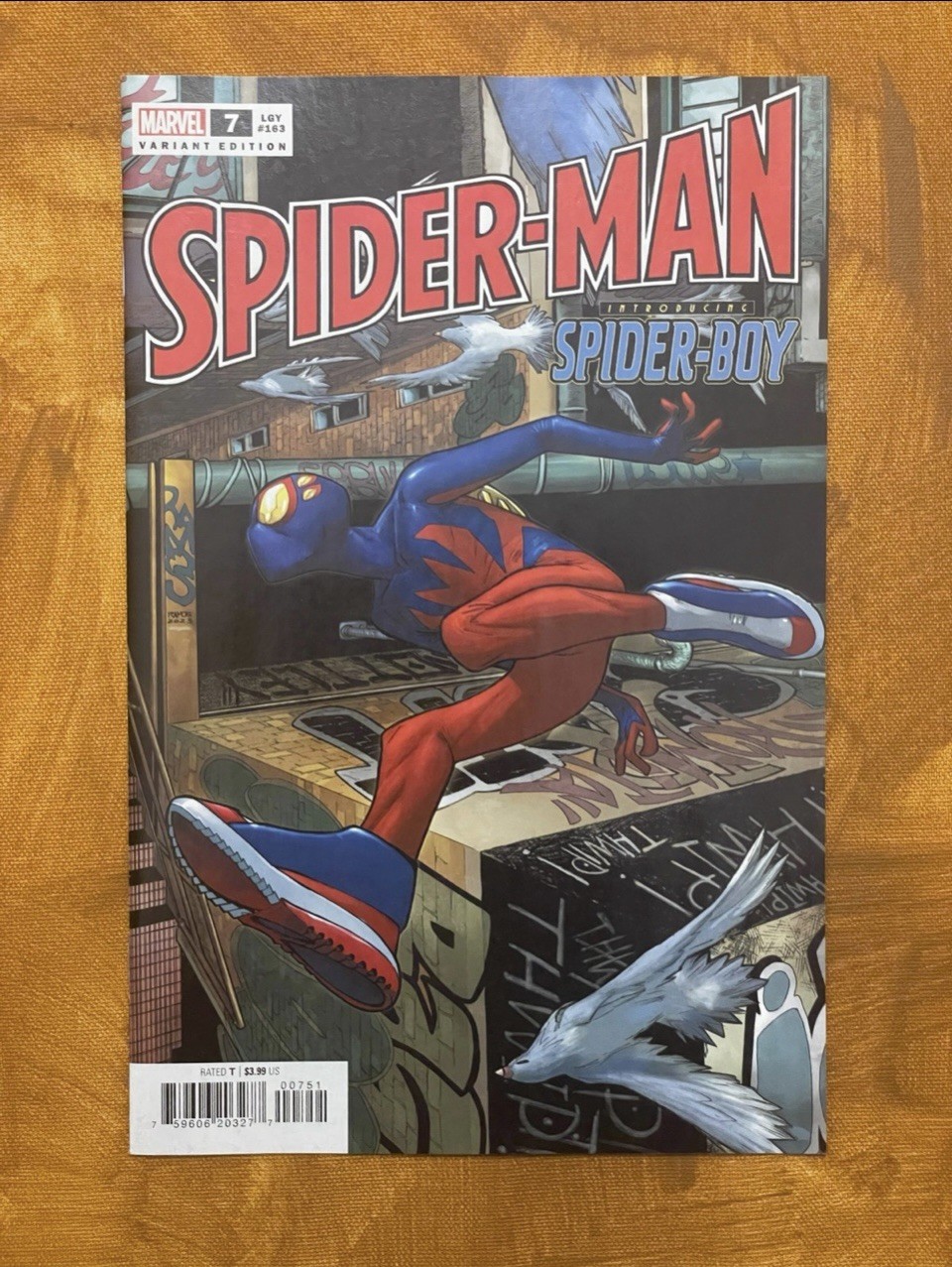 Spider-Man #7 Ramos Top Secret Spoiler Variant - Marvel 1st Spider-Boy (2023)