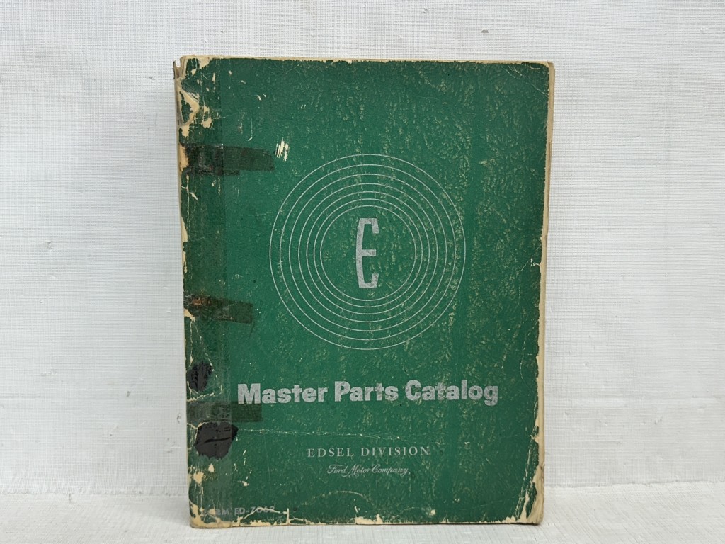 1958 Edsel ORIGINAL Master Parts Catalog - Ranger, Pacer, Corsair, Citation