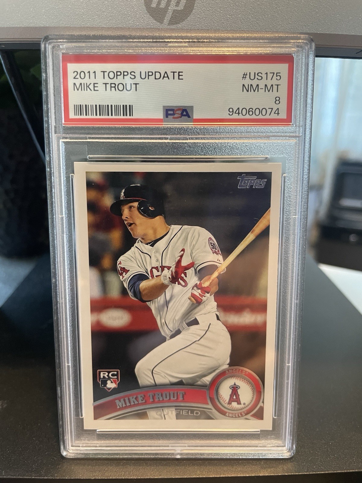 2011 Topps Update #US175 Mike Trout ROOKIE PSA 8 (RC)
