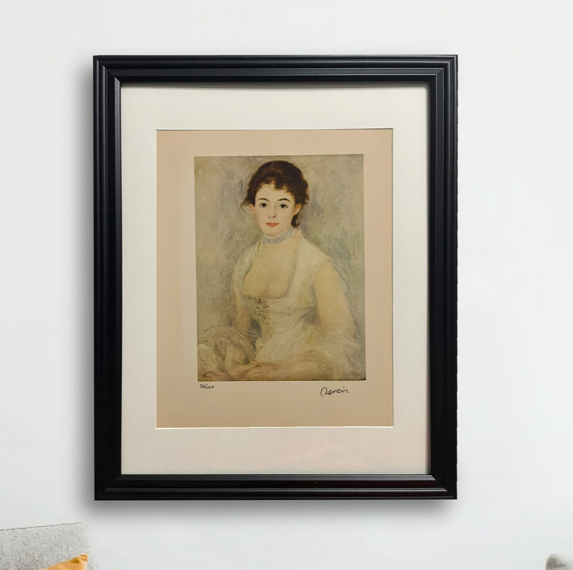 Pierre-Auguste Renoir Hand-Signed Original Print With COA & +$3500 USD Appraisal Pierre-Auguste Renoir Hand-Signed Original Print With COA & +$3500 USD Appraisal