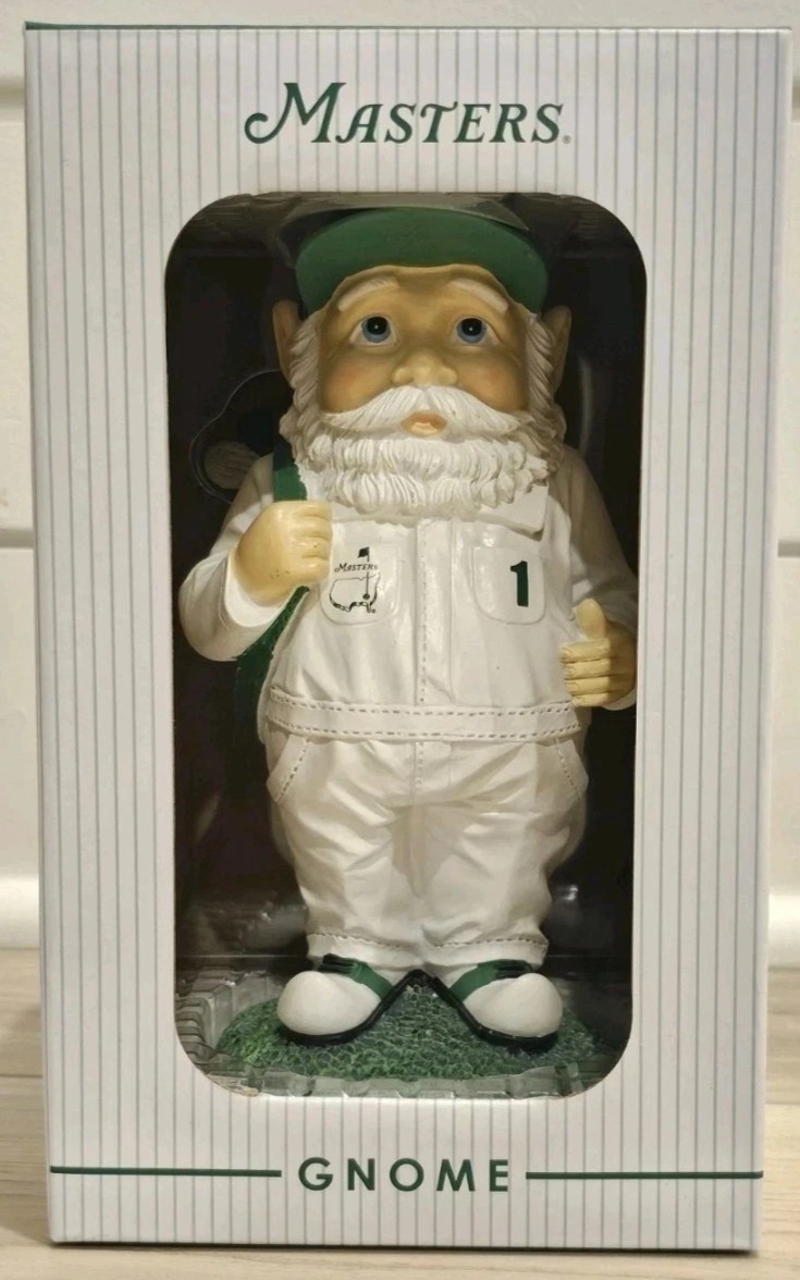 2024 MASTERS Tournament Mini Garden Caddie Golf Gnome AUGUSTA NATIONAL