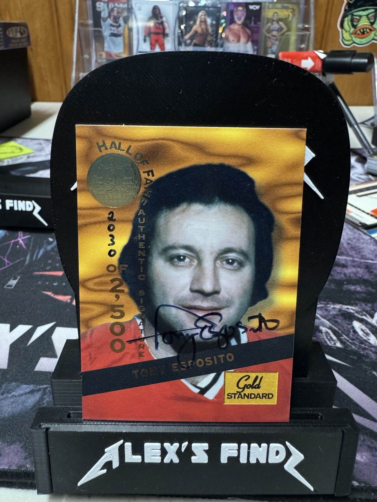 Tony Esposito 1994 Signature Rookies HOF Auto Blackhawks Gold Standard #/2500 Tony Esposito 1994 Signature Rookies HOF Auto Blackhawks Gold Standard #/2500