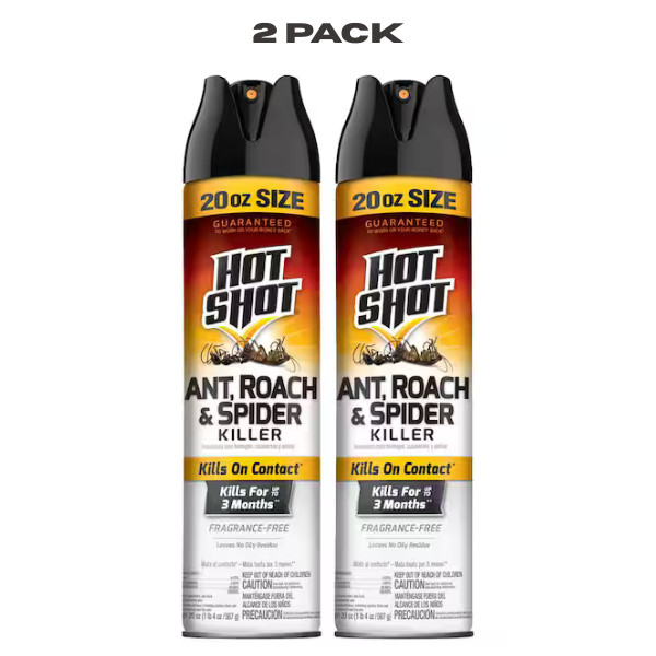 Hot Shot 20 oz Ant Roach & Spider Killer – Ready To Use Insect Spray Hot Shot 20 oz Ant Roach & Spider Killer – Ready To Use Insect Spray