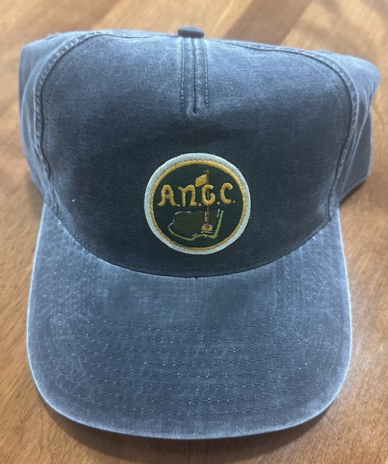 Augusta National Golf Club Members Logo Hat ANGC Rare Grey Denim Masters NWT Augusta National Golf Club Members Logo Hat ANGC Rare Grey Denim Masters NWT
