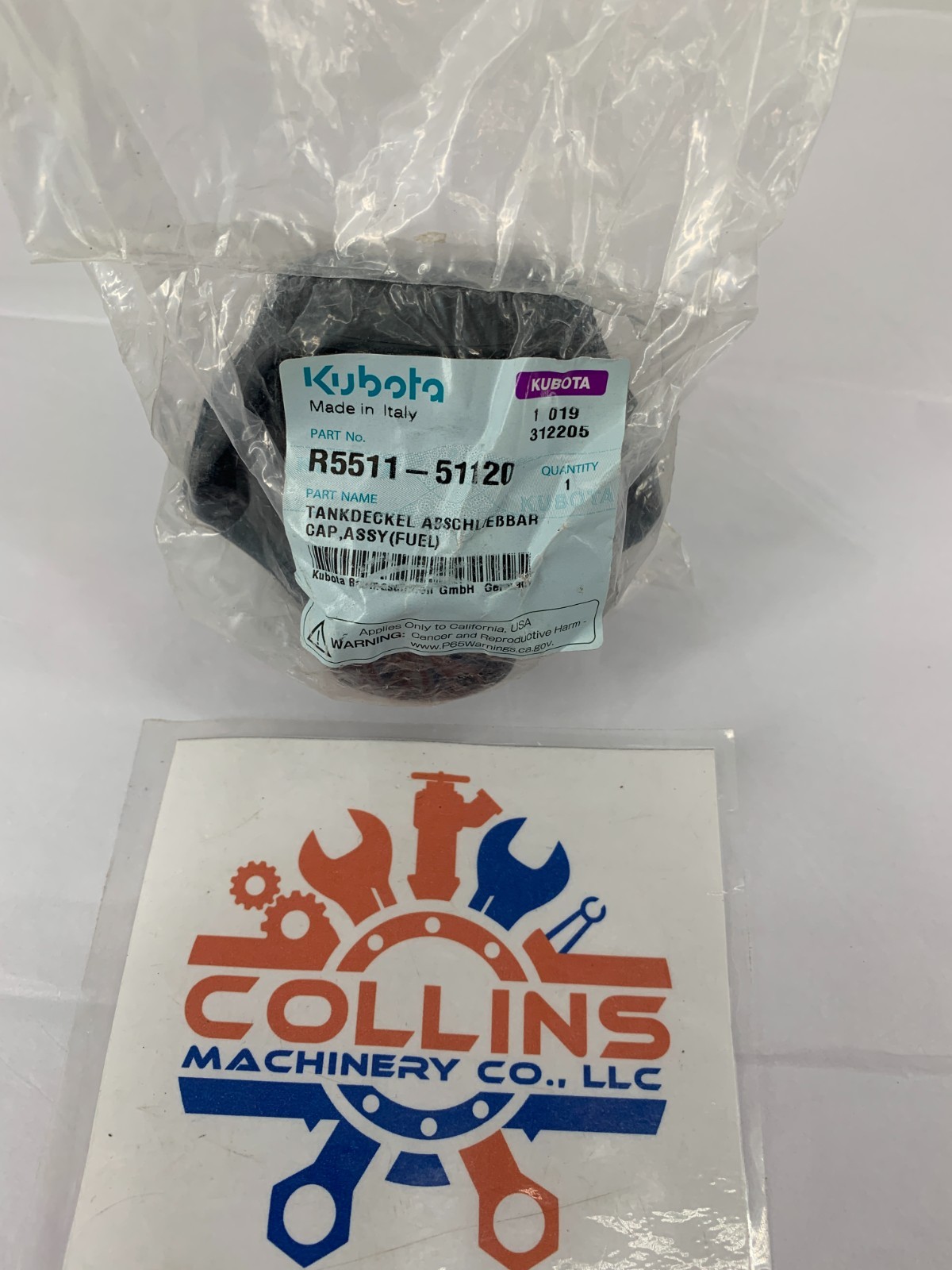 Kubota R5511-51120 Fuel Tank Cap 