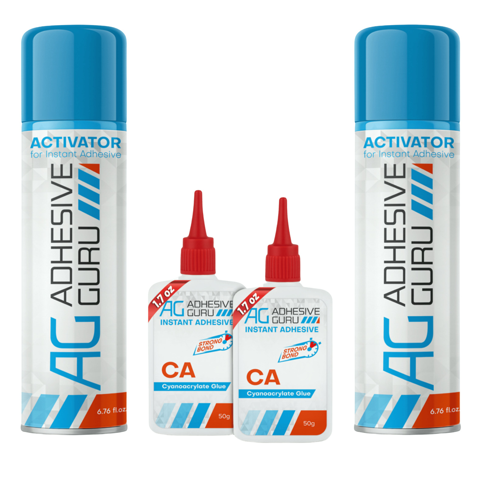 Fast Instant CA Glue with Activator,1.7 oz Super Glue for Woodworking DIY Repair Fast Instant CA Glue with Activator,1.7 oz Super Glue for Woodworking DIY Repair