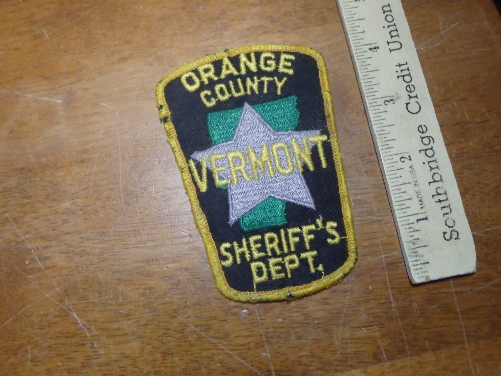 ORANGE COUNTY VERMONT  SHERIFF OBSOLETE COLLECTIBLE PATCH OBSOLETE BX 25#13