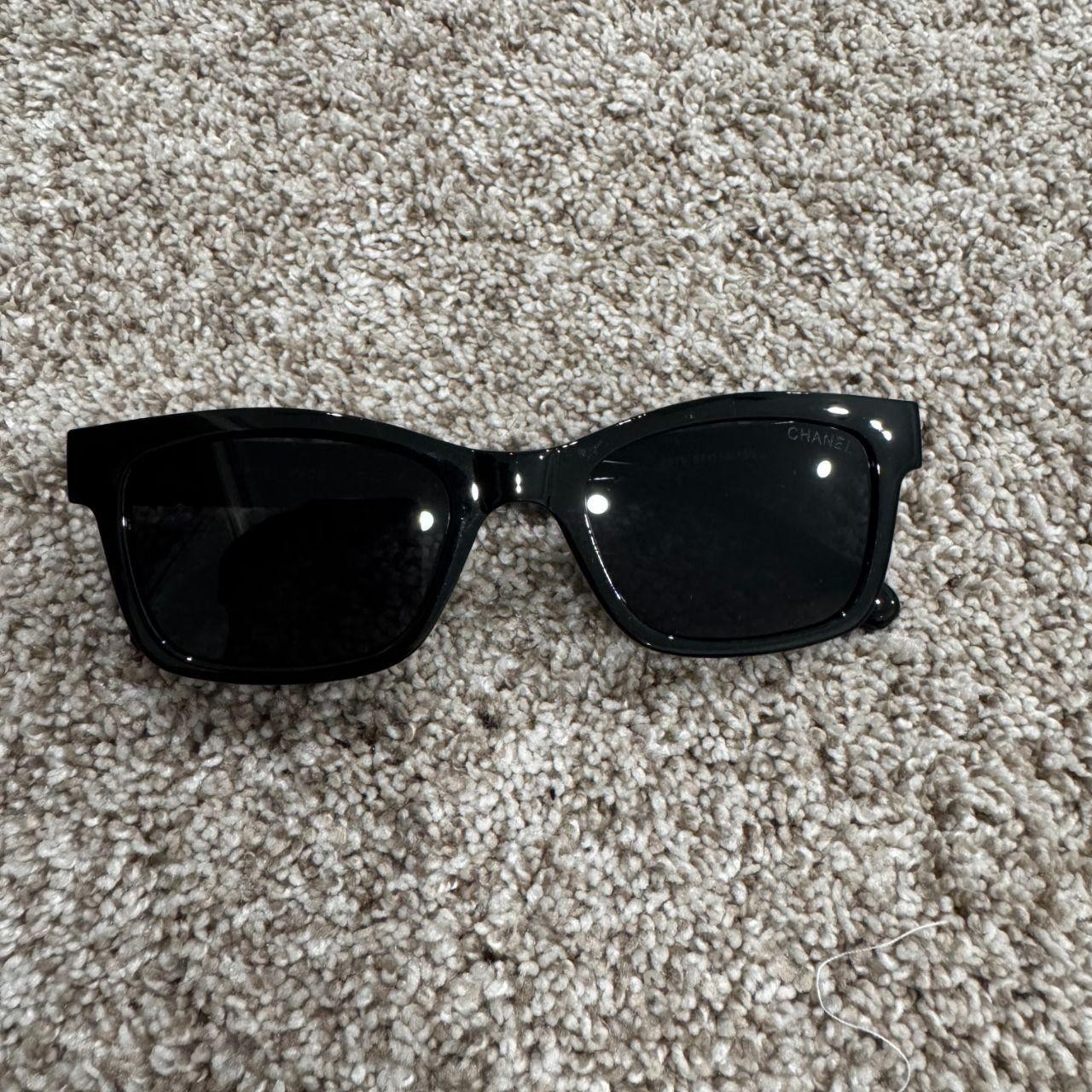 Chanel 5417 Black Rectangular Sunglasses Women Chanel 5417 Black Rectangular Sunglasses Women