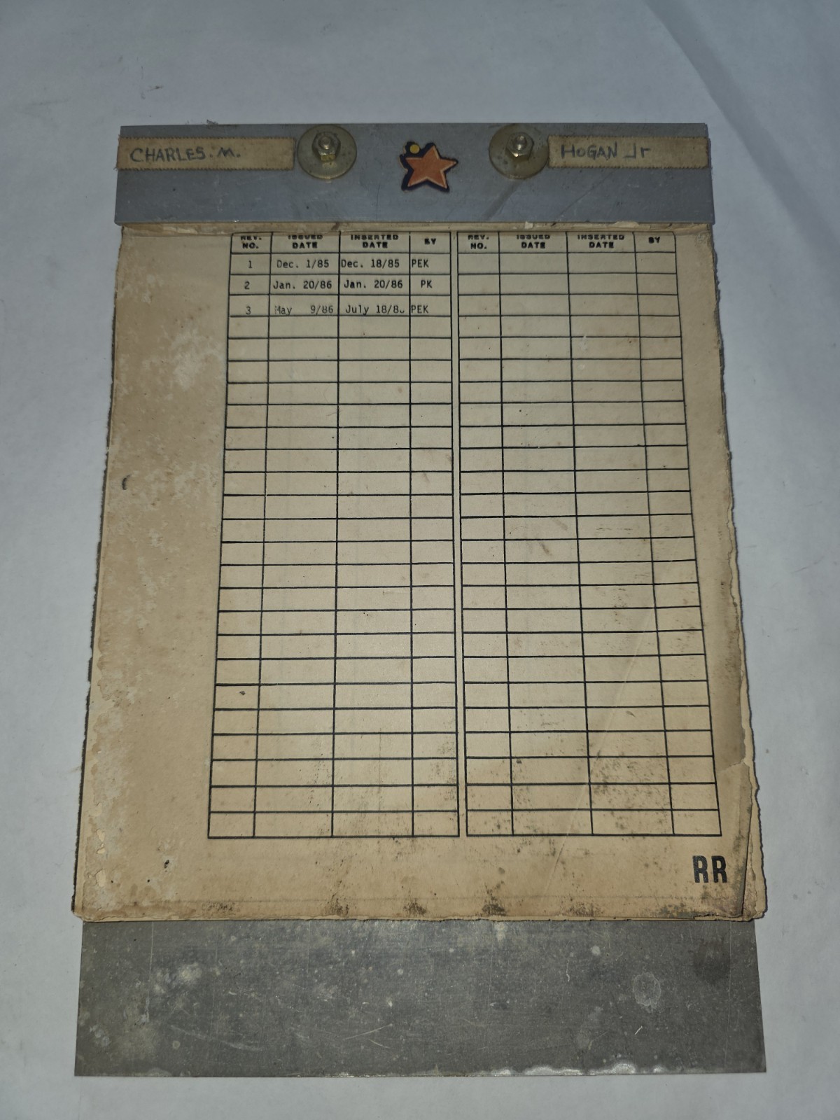 Vintage 1985-86 USAF Aircraft Technical Manual Binder Maintenance Illustrated
