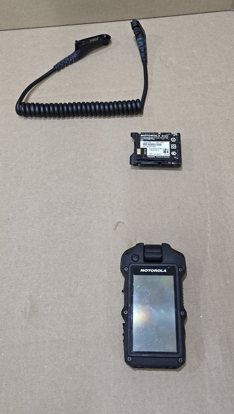 Motorola Si500 M7001A Video Speaker Microphone Body Camera With Accessories Lot6