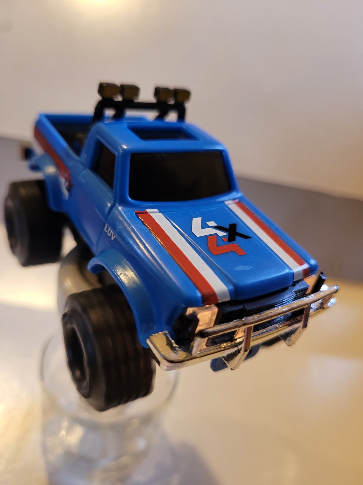 Vintage Schaper Stomper 4x4 Blue Chevy LUV Truck. Near Mint Condition
