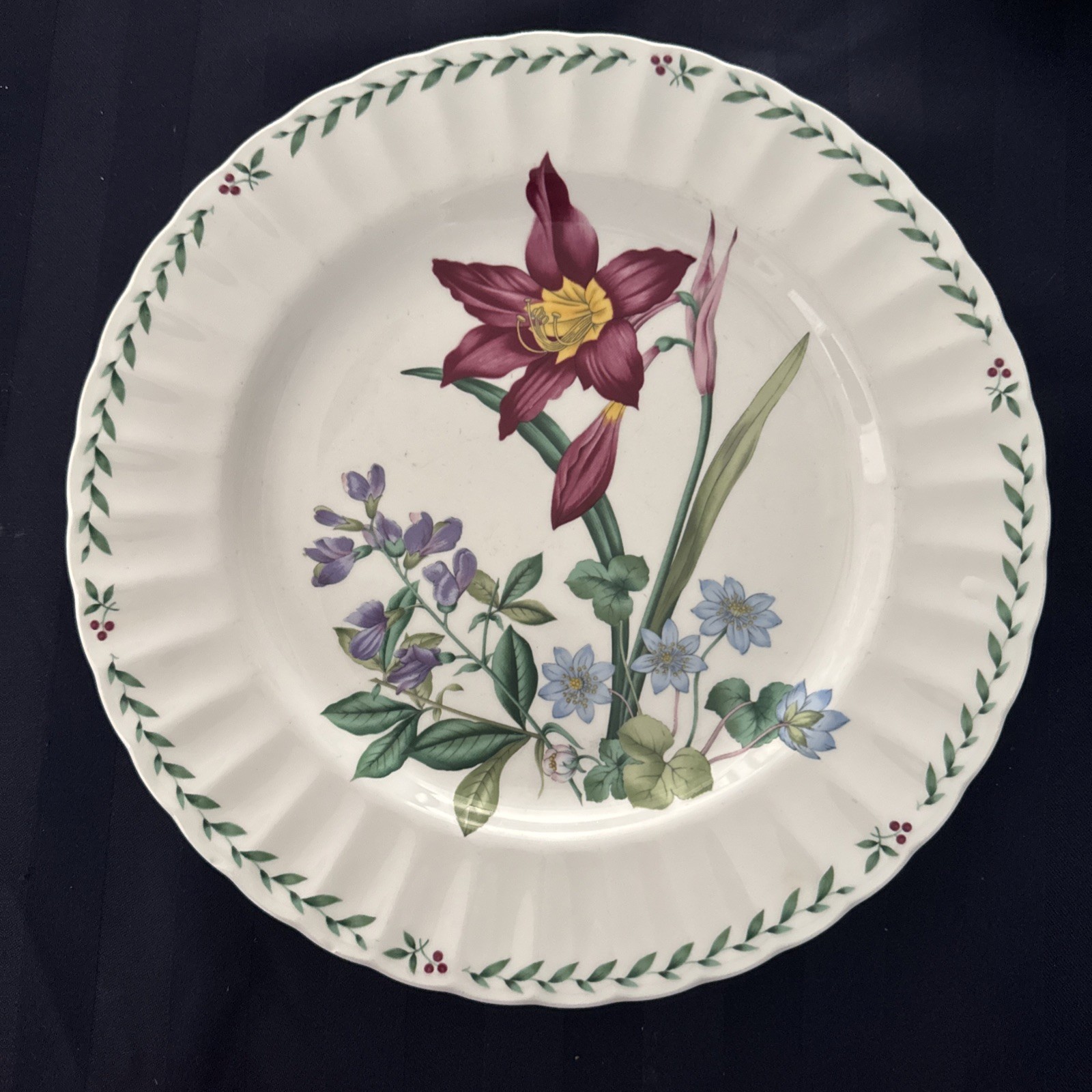 Vintage Japan Mikasa porcelain Maxima Dinner Plate Summer Symphony