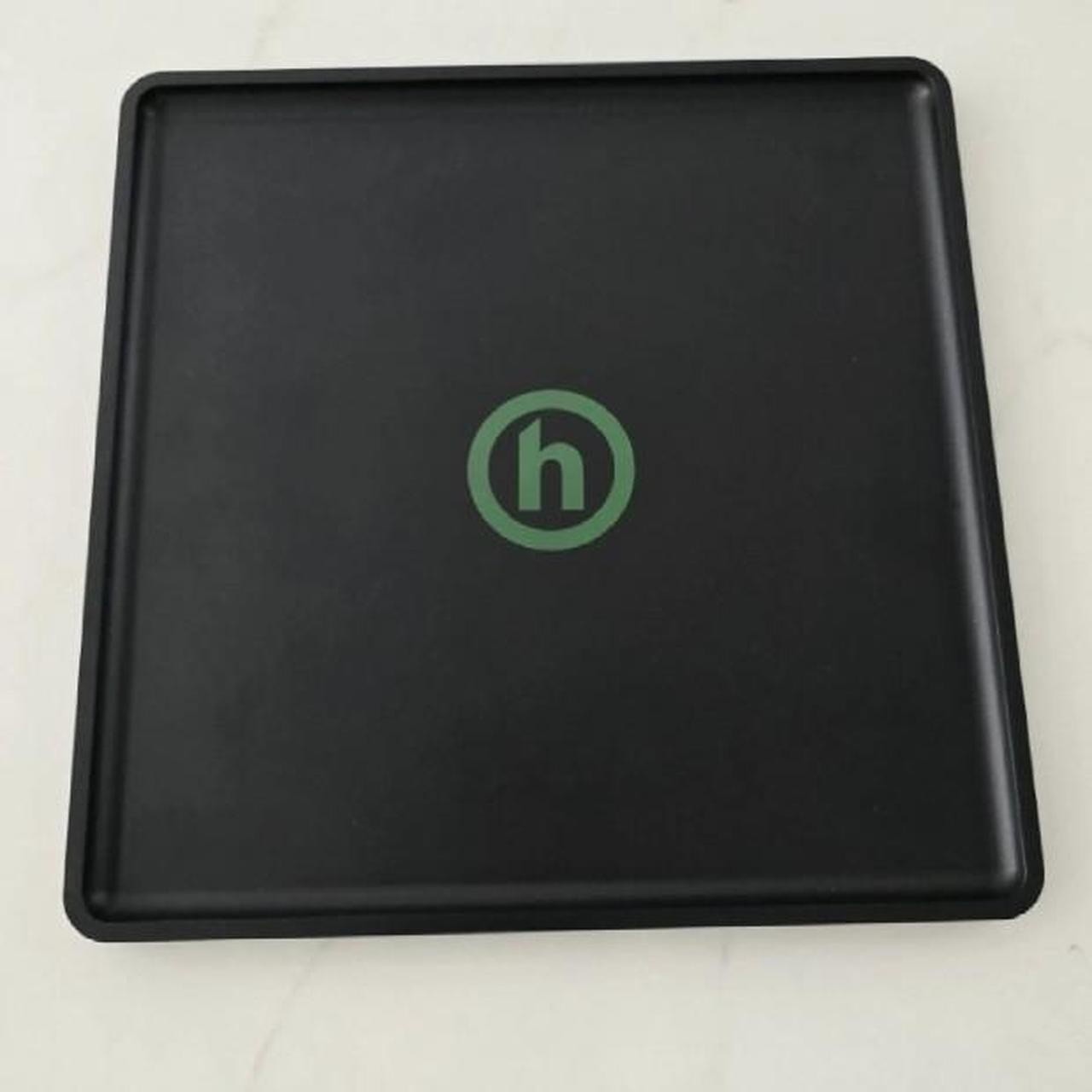 Hidden NY Aluminum Square Tray Black Green