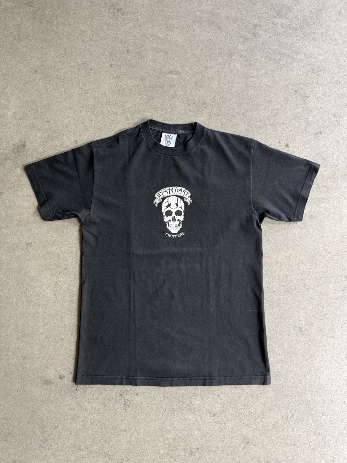 Vintage Original West Coast Choppers Shirt Faded CLASSIC OG CROSS LOGO TEE (M)