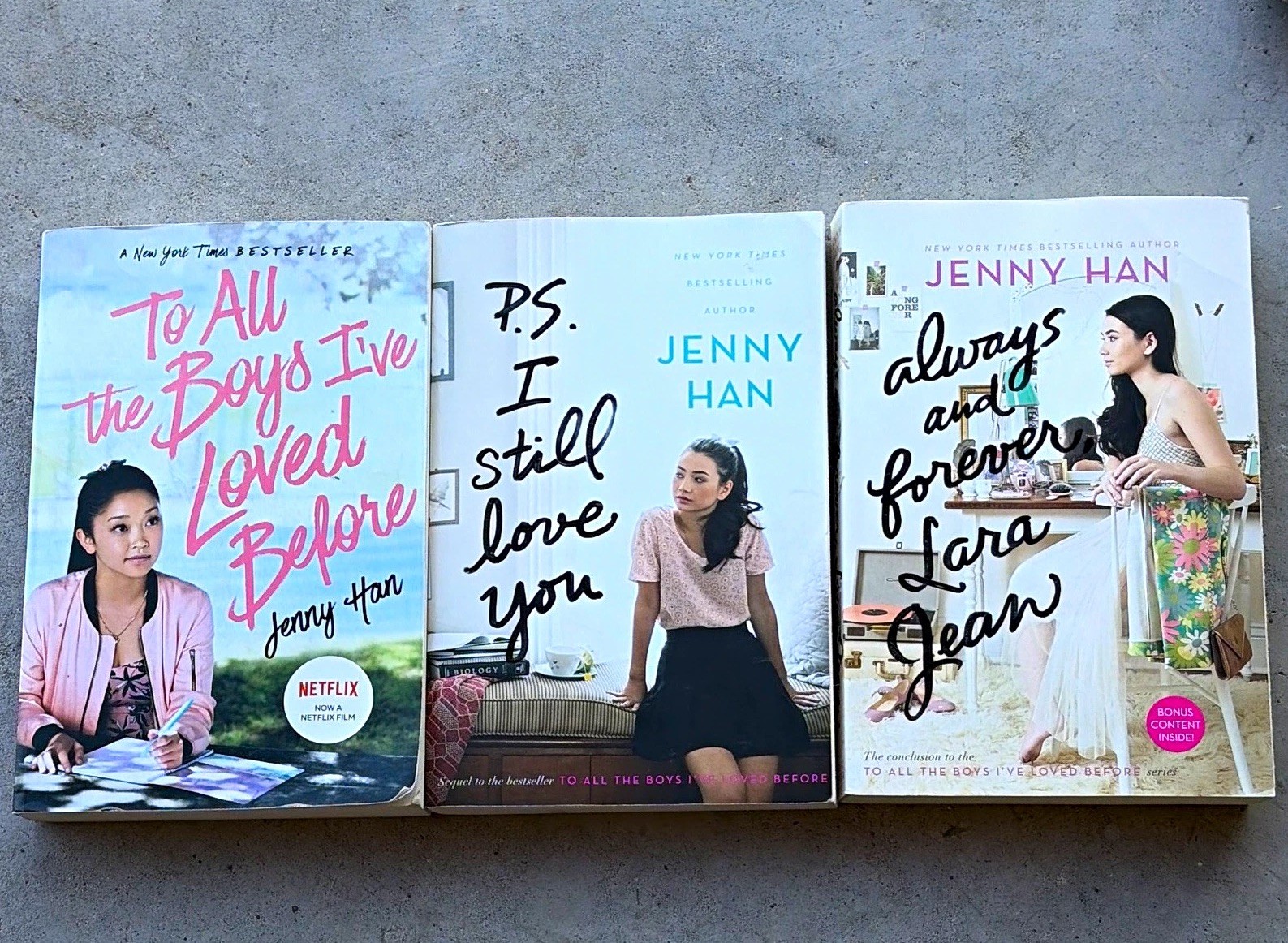 Jenny Han To All the Boys I’ve Loved Before Trilogy 3 Book Paperback Set YA