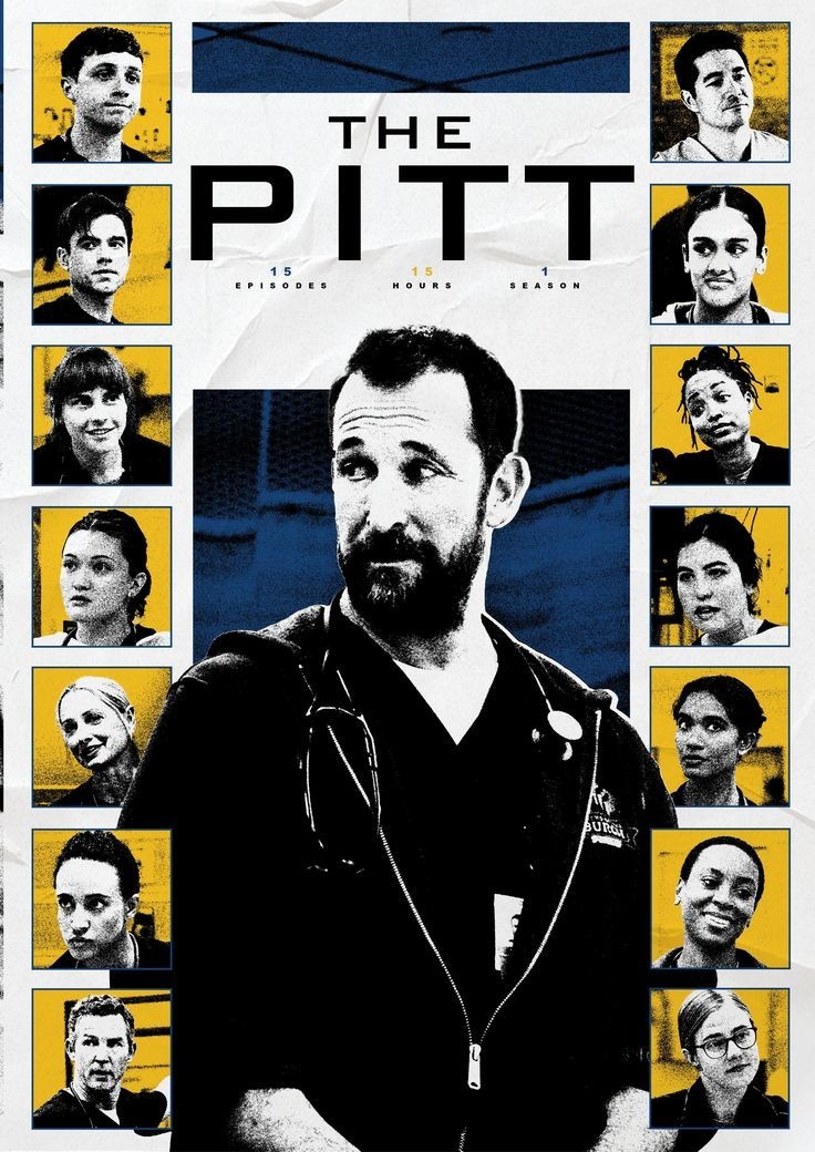 The Pitt Season Cast Drama Series 15 Episodes Poster