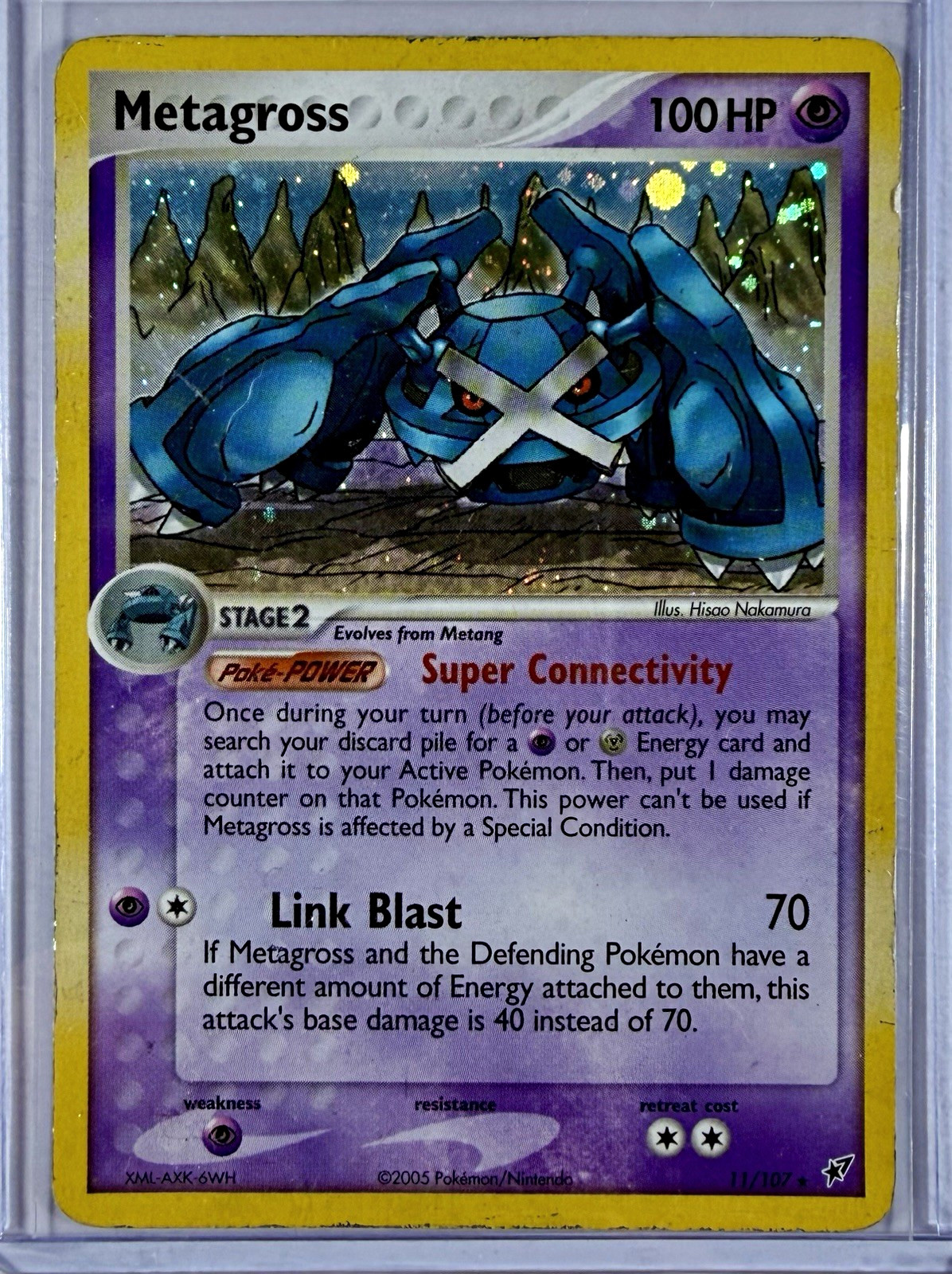 Metagross 11/107 Pokemon EX Deoxys Holo Rare 2005 English TCG
