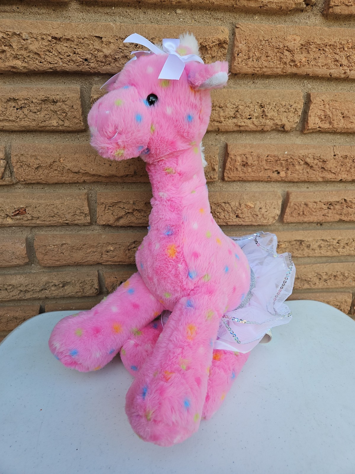 Build A Bear Frosted Circus Animals Cracker Cookie Pink Giraffe Sprinkles BAB Build A Bear Frosted Circus Animals Cracker Cookie Pink Giraffe Sprinkles BAB