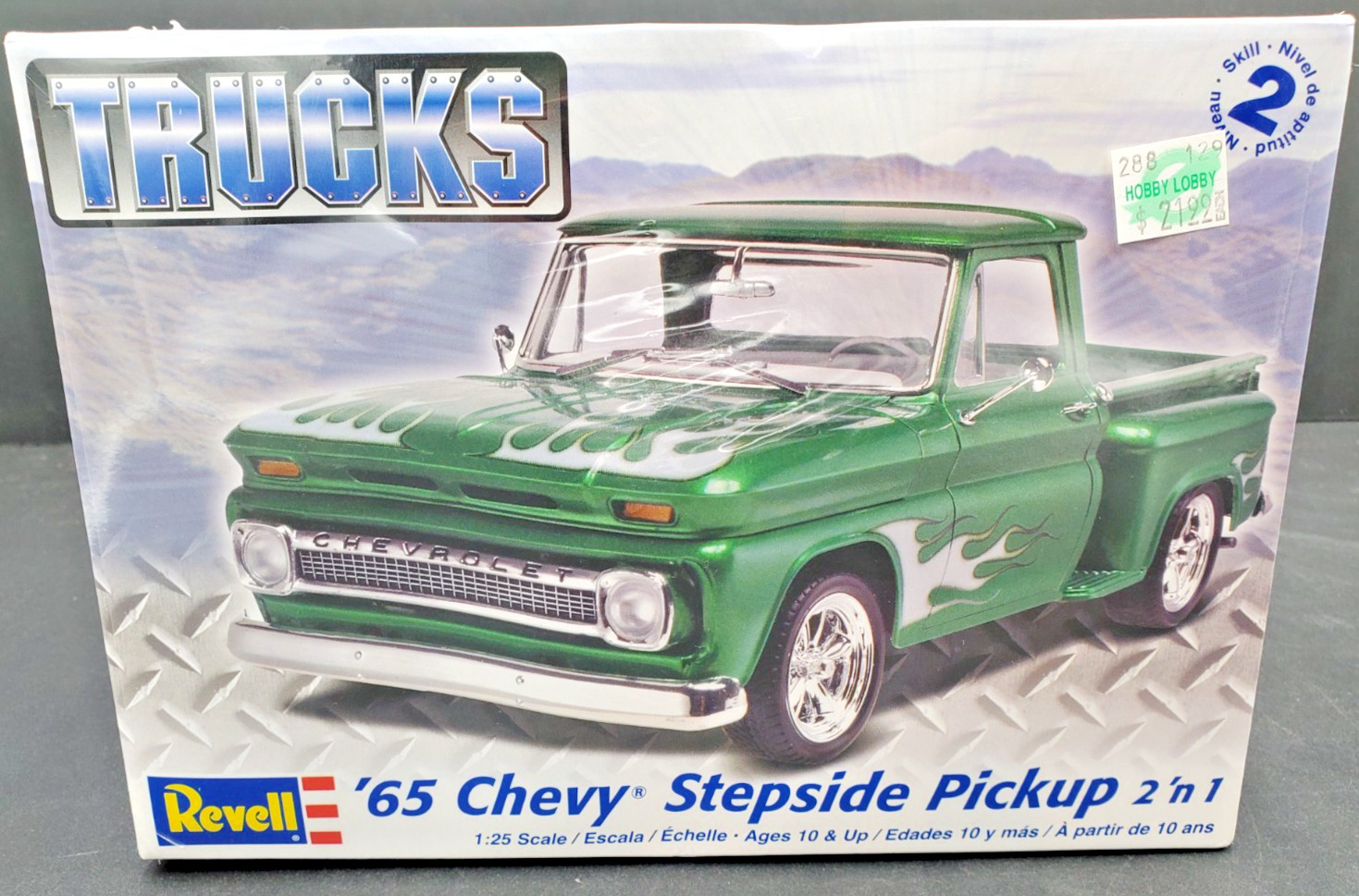 🔥😎Revell \'65 Chevy Stepside Pickup 2n1 Model Kit 1:25 85-7210 Plastic Hot Rod 🔥😎Revell \'65 Chevy Stepside Pickup 2n1 Model Kit 1:25 85-7210 Plastic Hot Rod