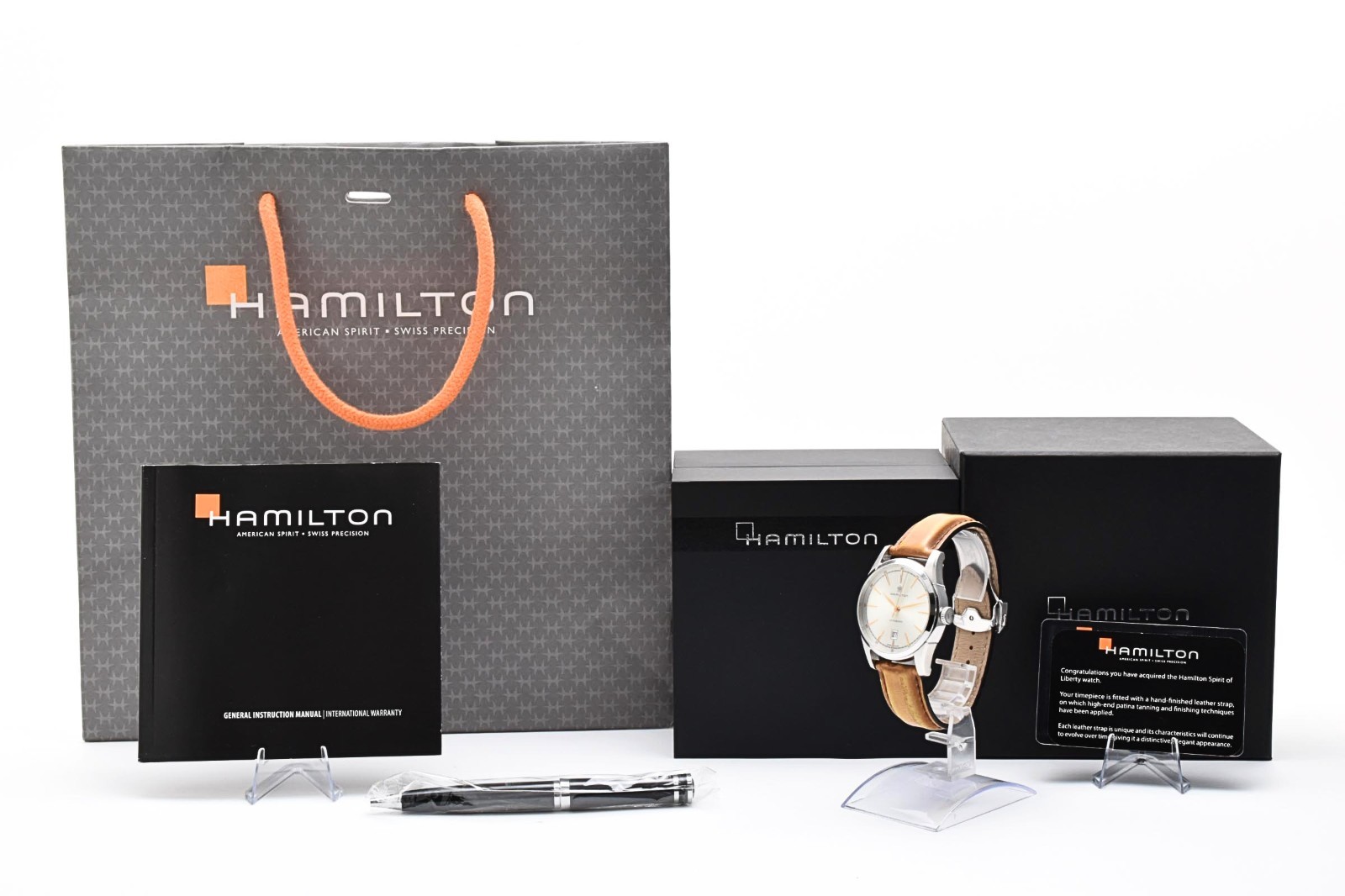 [Box,Paper] Hamilton H424151 Spirit of Liberty Silver Dial Auto Men\'s Watch JP
