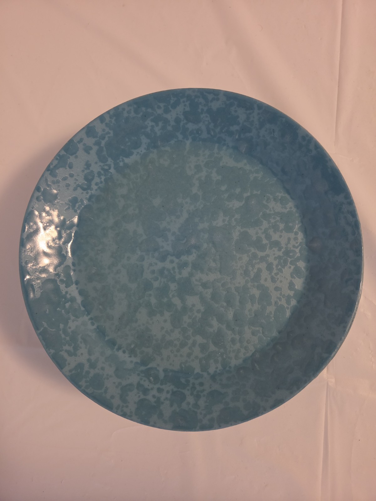 6 Bennington Potters 8.5 Inch Plates Turquoise 6 Bennington Potters 8.5 Inch Plates Turquoise