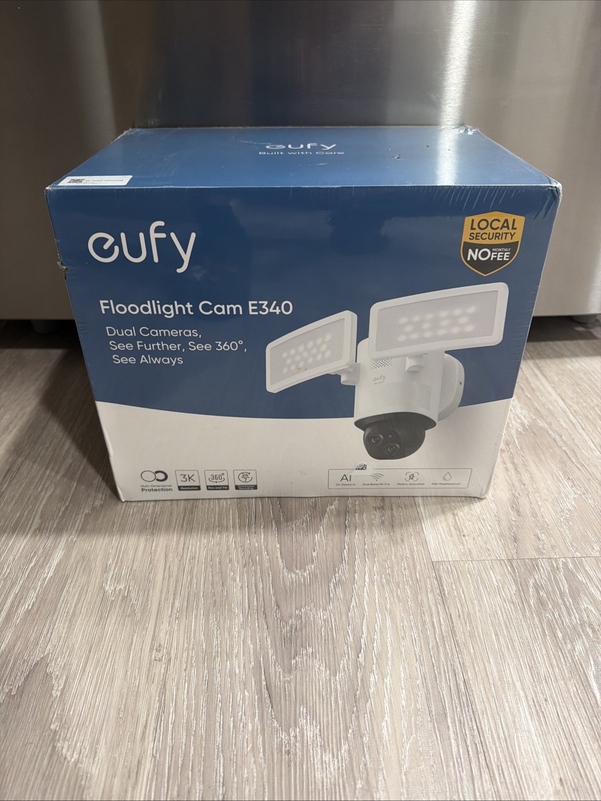 Security camera eufy Security Floodlight E340 with cable, outdoor security camer Security camera eufy Security Floodlight E340 with cable, outdoor security camer