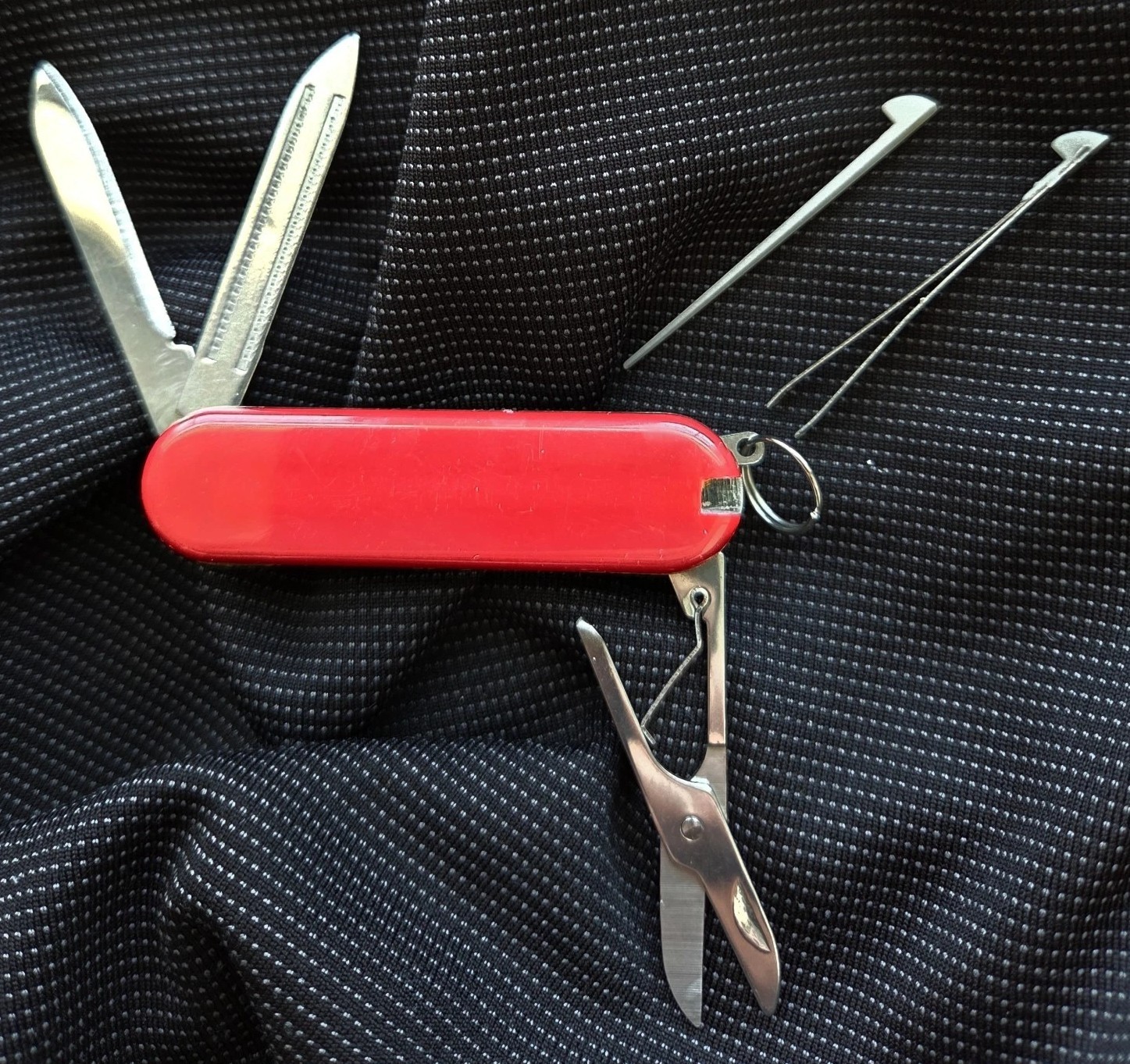 Rite-Edge Red Swiss Scout Classic 58mm Multi Tool Pocket Knife-Same Day Ship