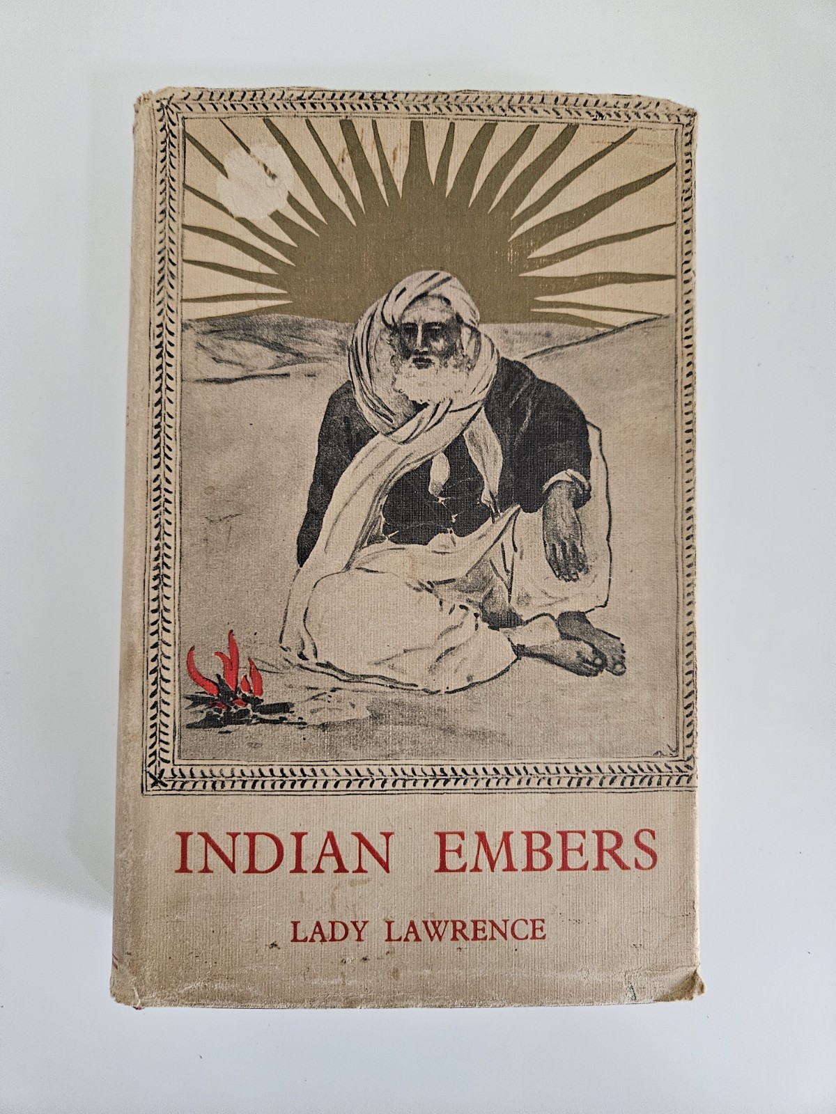Indian Embers Lady Lawrence 1949 First Edition w/ Original Dust Jacket