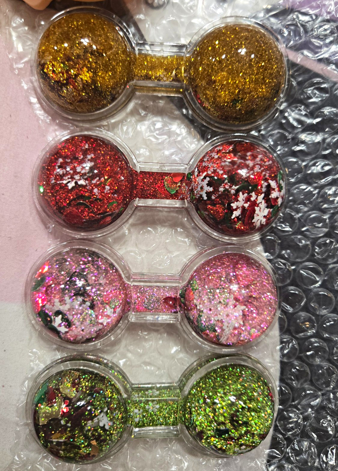 Baby Three 400% Christmas Glitter Eyes Bundle Of Four