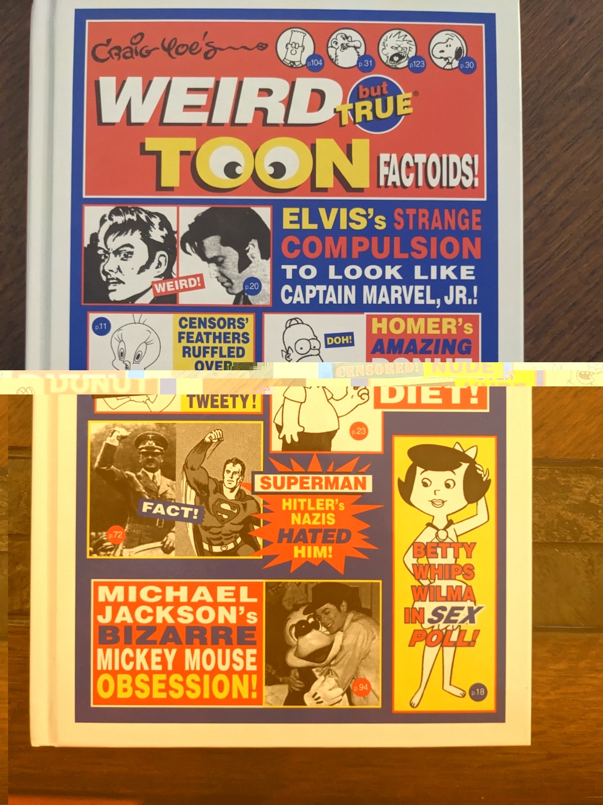 Craig Yoe Weird but True Toon Factoids Hardcover Illustrated Humor Cartoons