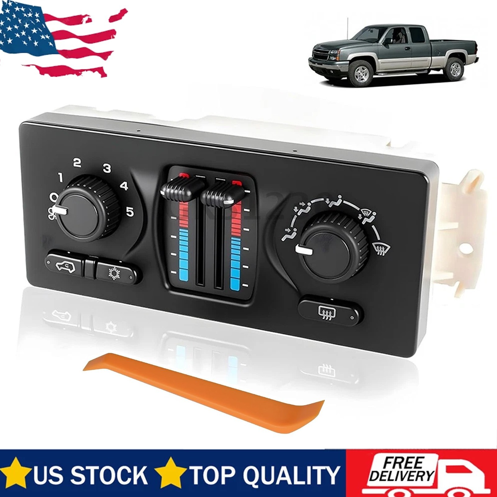 A/C Heater Control Switch Panel Switch For Chevrolet Silverado 2500 599-210XD