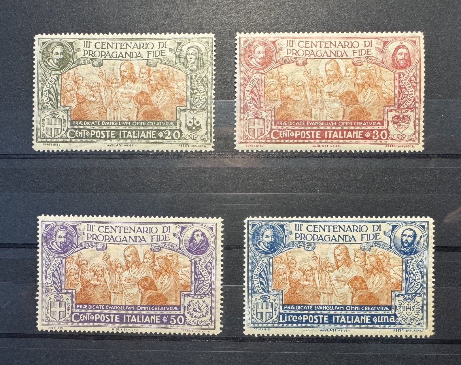 Kingdom of Italy Stamps Scott #143-146 Complete Set MNH SCV $58