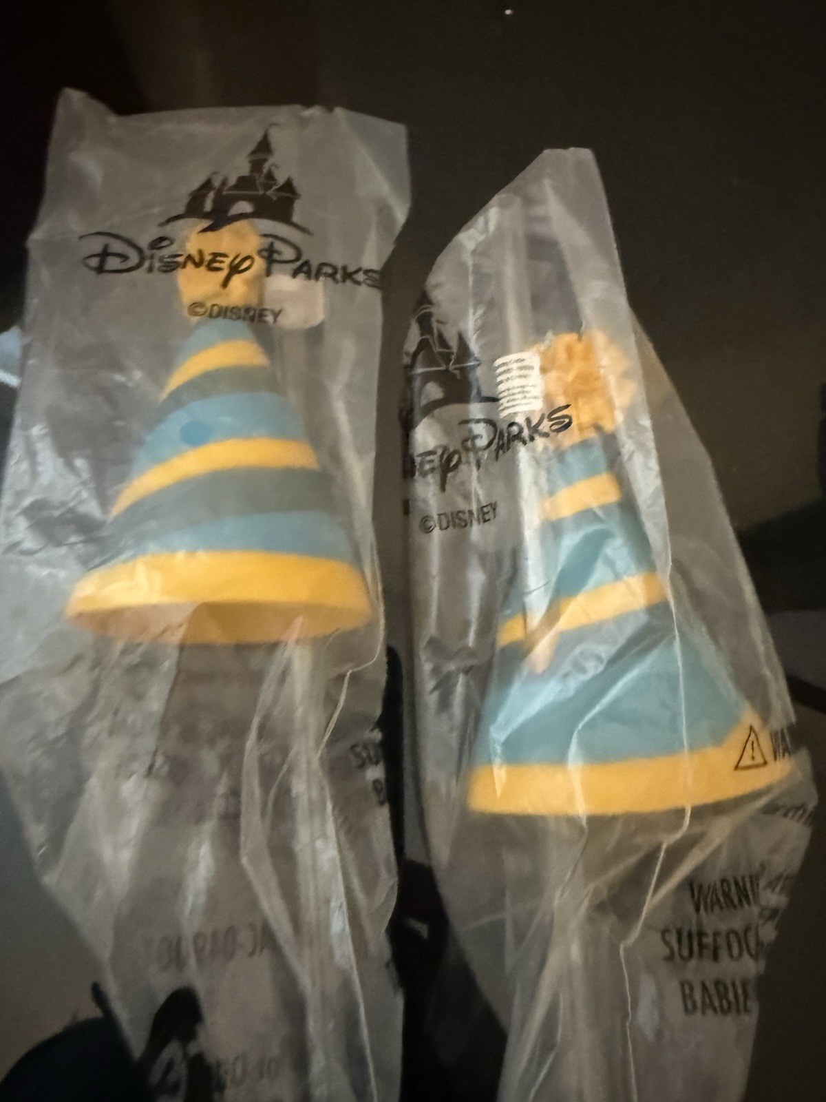 WALT DISNEY WORLD DISNEYLAND DISNEY PARKS PARTY HAT STRAW * MADE BY WHIRLEY