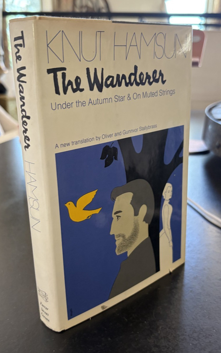 The Wanderer by Knut Hamsun HBDJ 1975 First Printing 