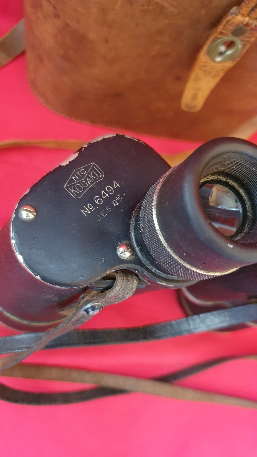 Rare WWII Vintage Japanese Military Binoculars NTC KOGAKU 7x50 Reticle Case Rare WWII Vintage Japanese Military Binoculars NTC KOGAKU 7x50 Reticle Case