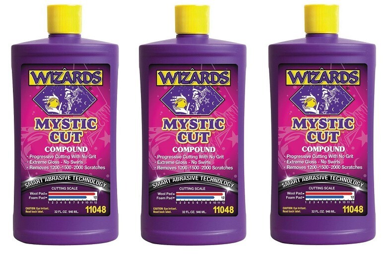 Wizards 11048 Mystic Cut Nano Sphere Technology Compound 32 oz. Bottle (3 Pack)