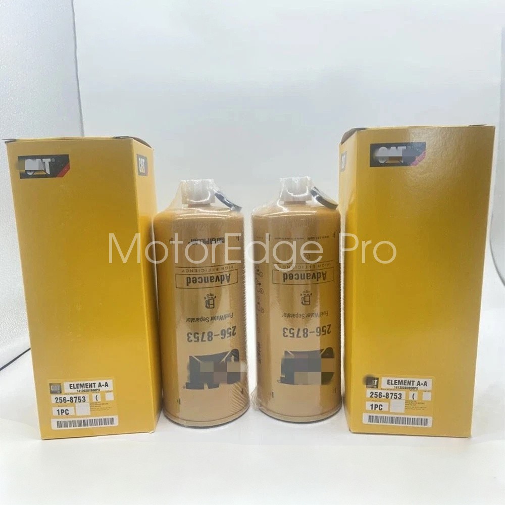 New 2 Pack Caterpillar 2568753 256-8753 FUEL WATER SEPARATOR High Efficiency US