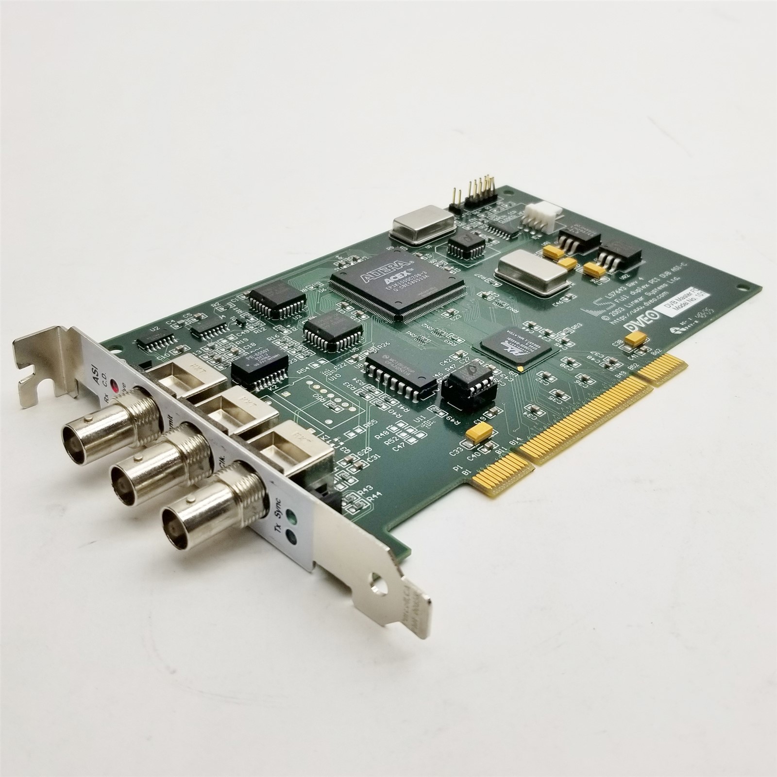 Linear Systems DVEO DVB Master FD (Rx/Tx) Full Duplex PCI DVB ASI-C Model 101