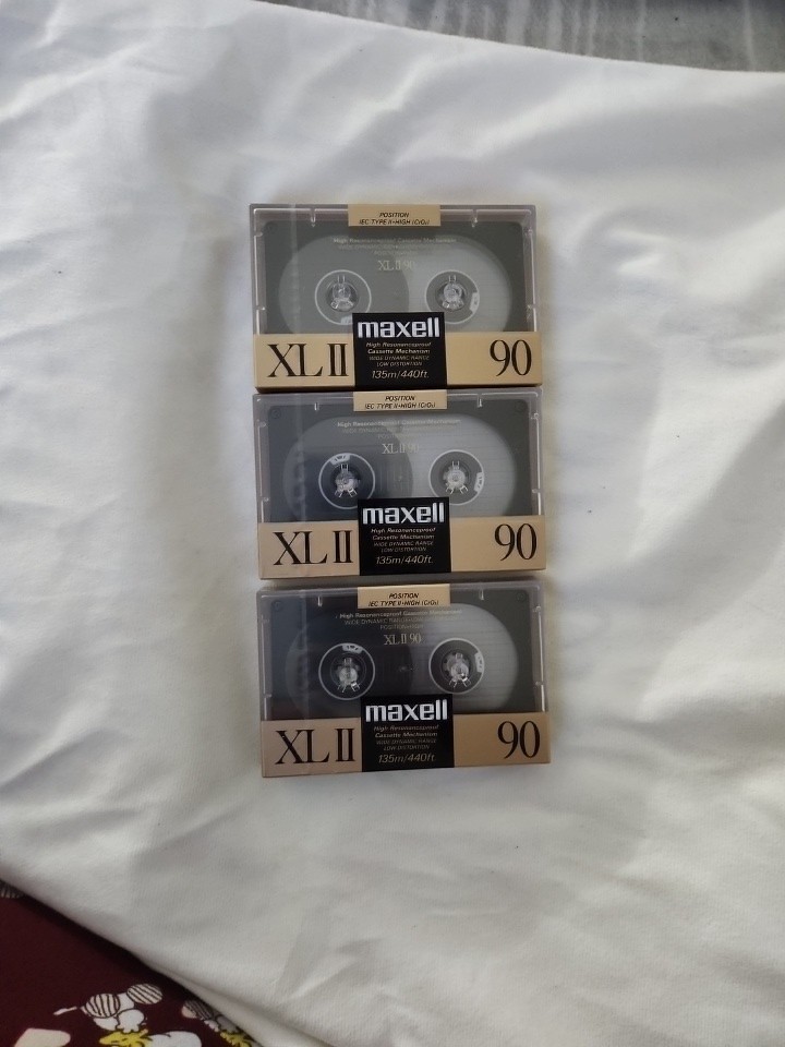 3-MAXELL XL II   90  TAPES.