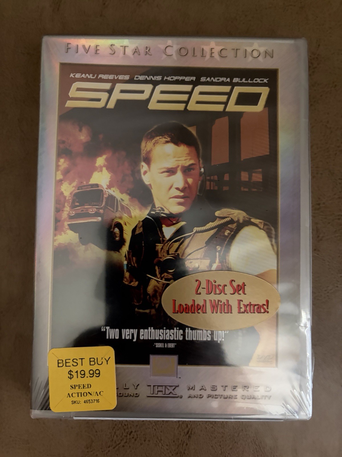 Speed (Keanu R, 2002, 2-Disc DVD Collector Set, Five Star Collection, Sealed)