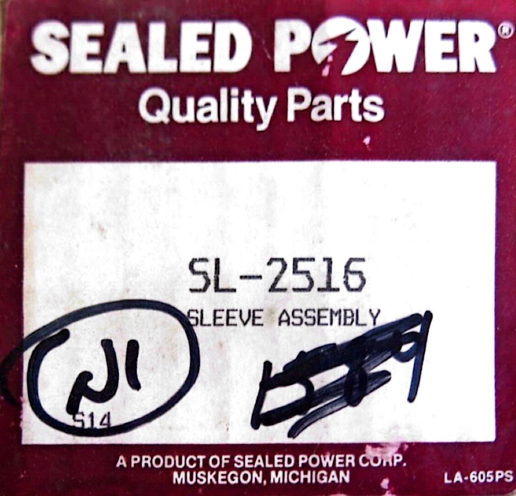 Sealed Power SL-2516 Sleeve Assembly (16-A2)
