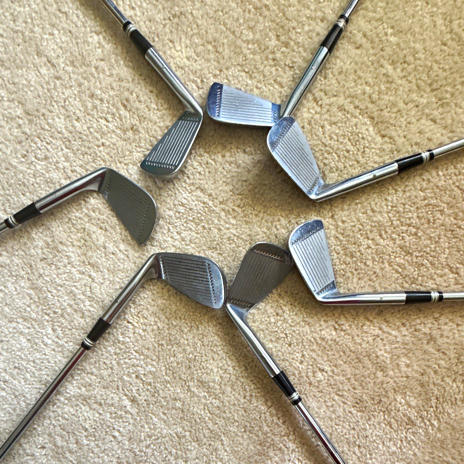 MacGregor MT by MacGregor iron set 4-10 with new Avon Chamois grips