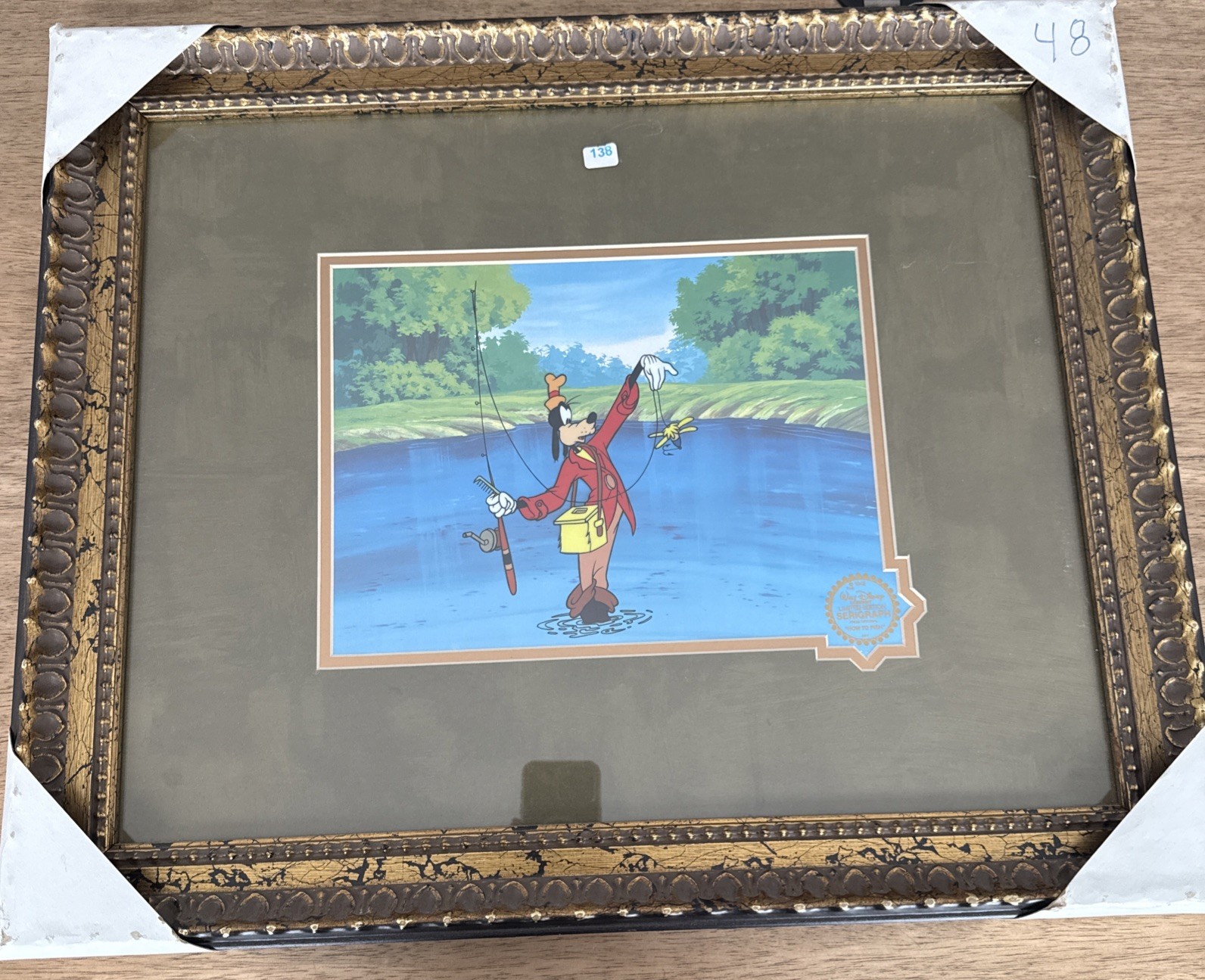 1942 Walt Disney Company Limited Edition Framed Serigraph Goofy 1942 Walt Disney Company Limited Edition Framed Serigraph Goofy