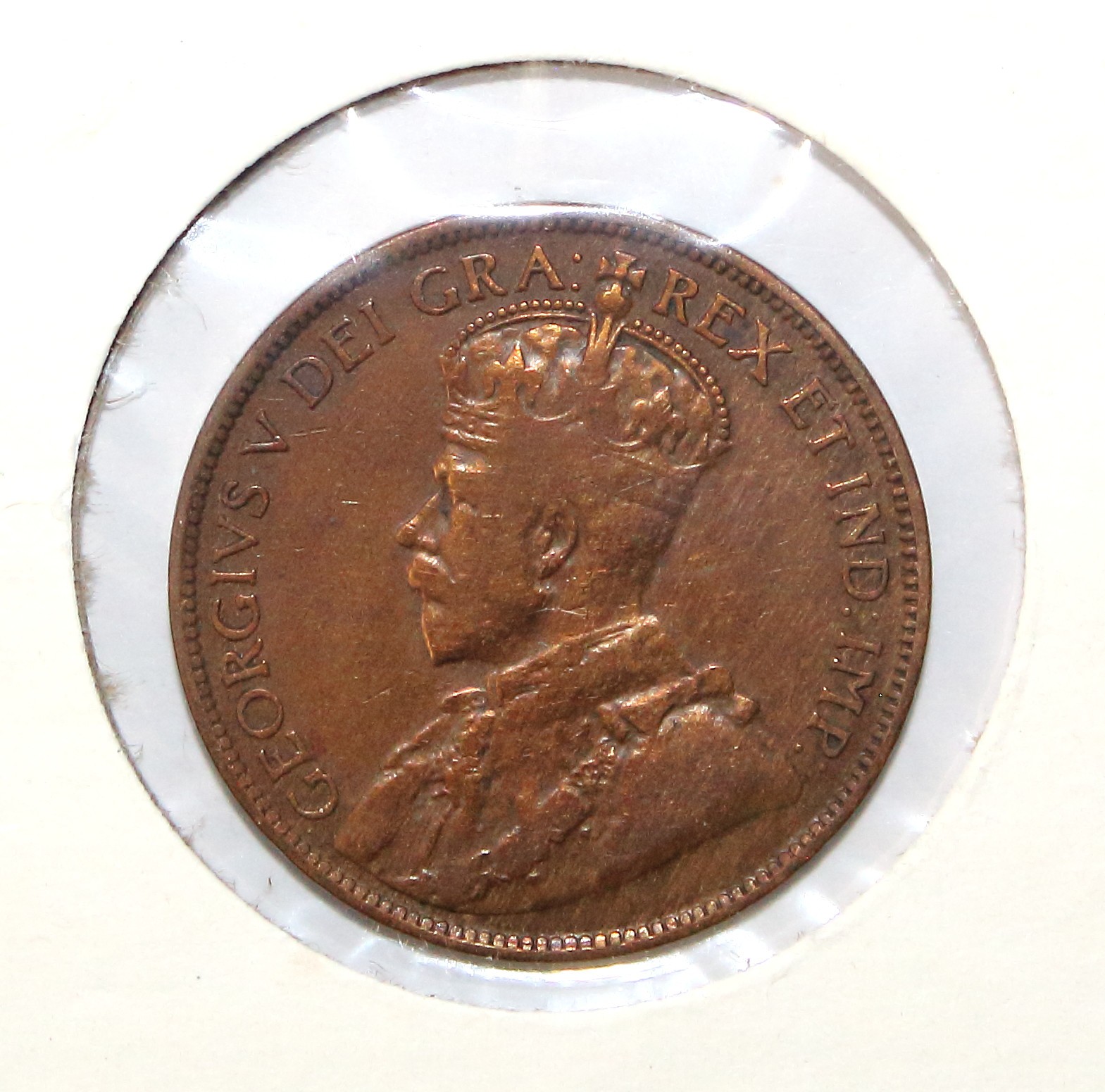 Canada 1915 1 Cent Large Cent F KM21 