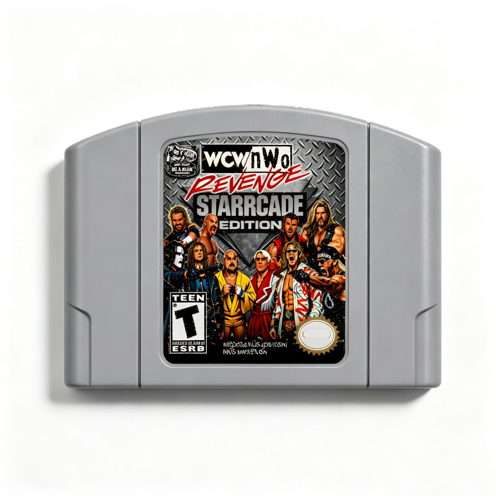 WCW-nWo Revenge -Starrcad For Nintendo 64 Console Games Cartridge Fast Shipping