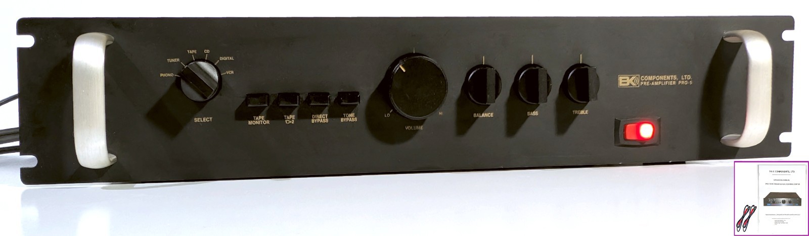 🔥【PRO SERVICED】RARE B&K Pro 5 Stereo Preamp Rack,Phono In,0.02% THD💥GUARANTY