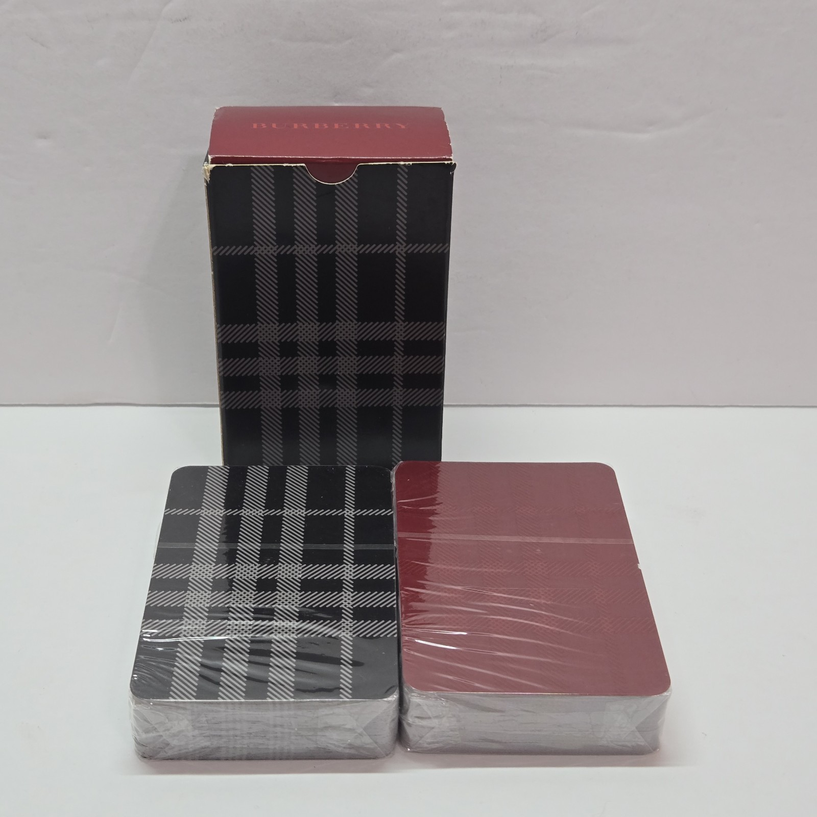 Vintage Authentic Burberry Playing Cards Double Deck - Brand New Factory Sealed